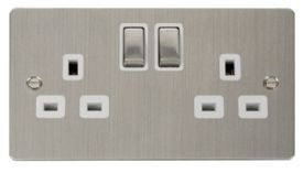 FPSS536WH  Define Ingot 2-Gang 13A DP Switched Socket